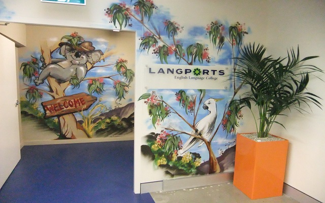 Langports Sydneyの校舎内